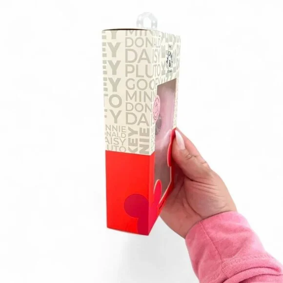 Disney Skinnydip Minnie Mouse Phone Bag Charm Pink Pom Heart New - Picture 6 of 6